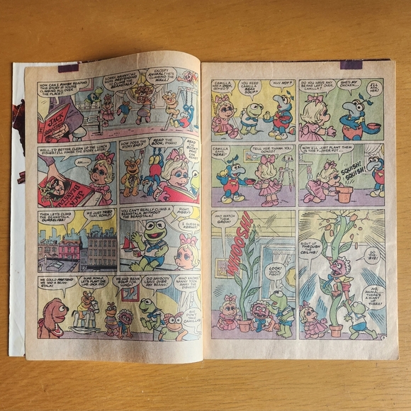 Muppet Babies #3, #4 - 1980s Comic Books (Lot of 2)  - Picture 5 of 14